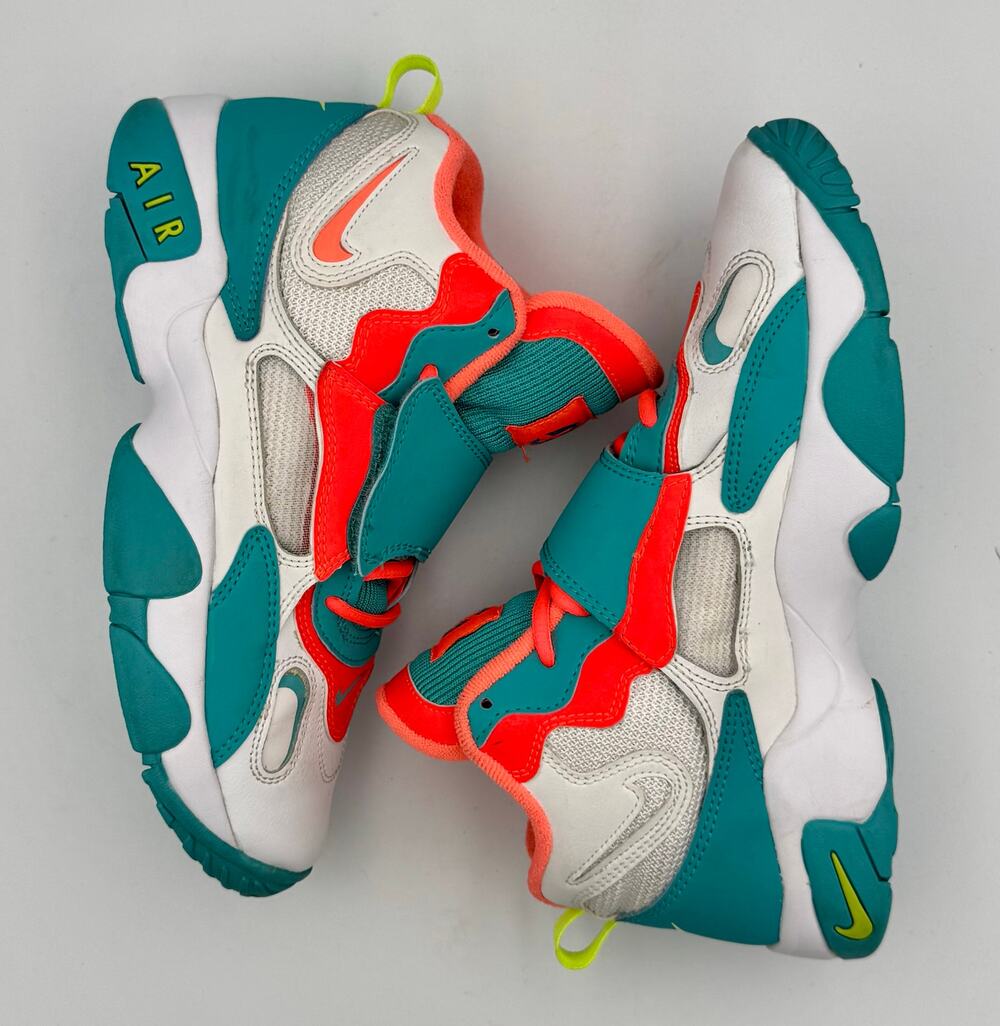 NIKE AIR MAX Speed Turf Crimson Turquoise Miami BQ9632-101 Sz 6.5 #226